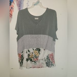 Maurices 24/7 tunic top with knot Plus size 2x